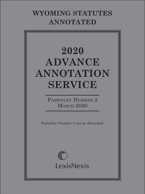 cover image of Wyoming Advance Annotation Service
